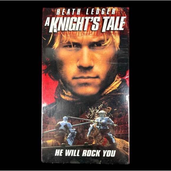 A Knights Tale VHS Movie Tape Starring Heath Ledger - Picture 1 of 4